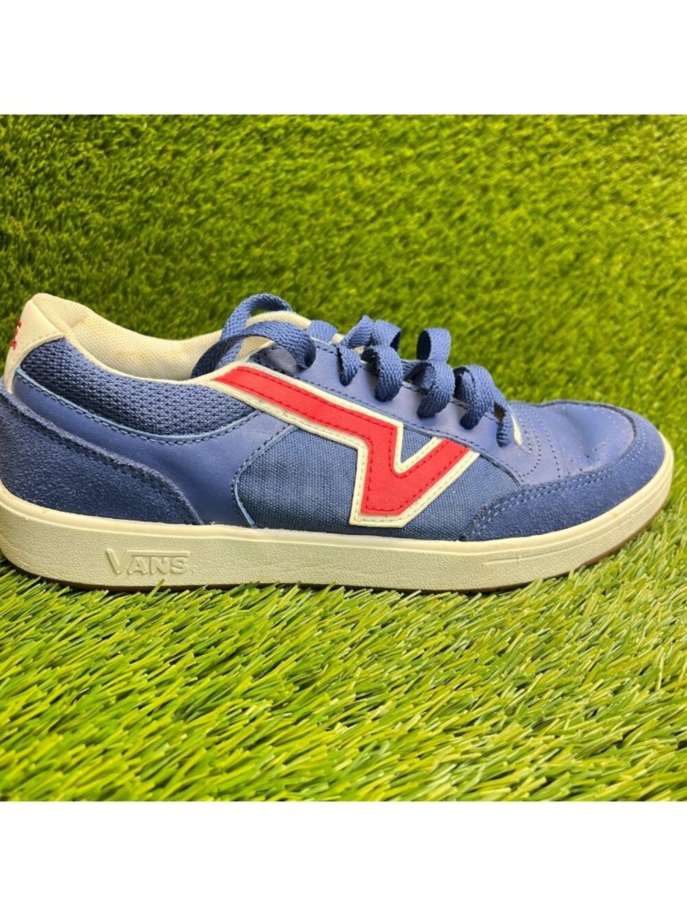 Vans Lowland CC Retro Sport Womens Size 9 Mens 7.5 Blue Athletic Shoes Sneakers